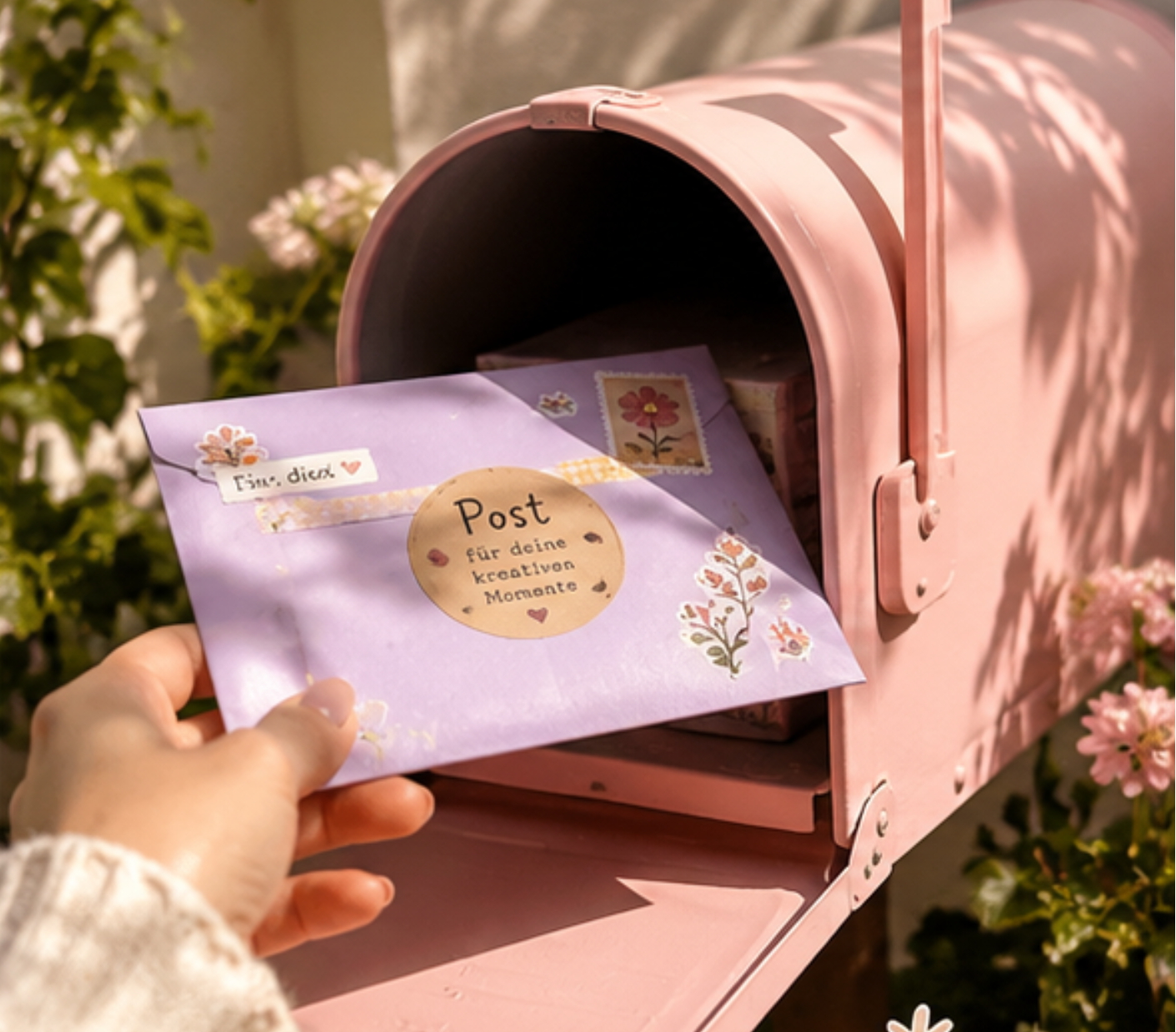 Unicolor Snail Mail Abo + große Malbox