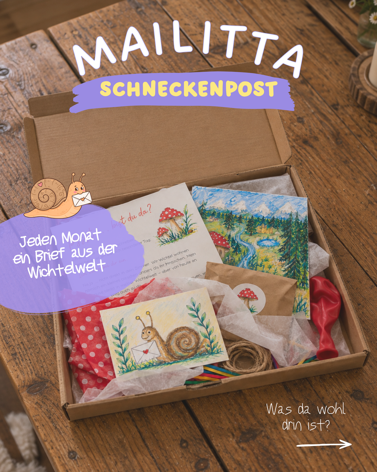 Wicht-Post für Kinder
