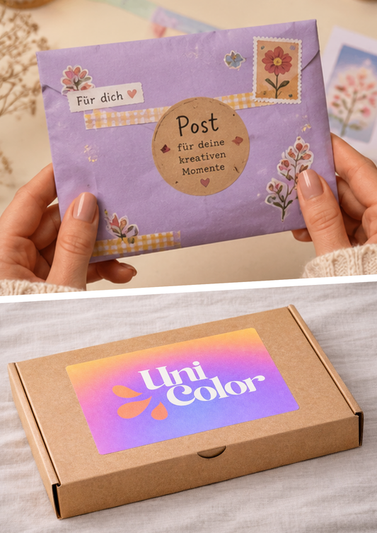 Unicolor Snail Mail Abo + Malbox